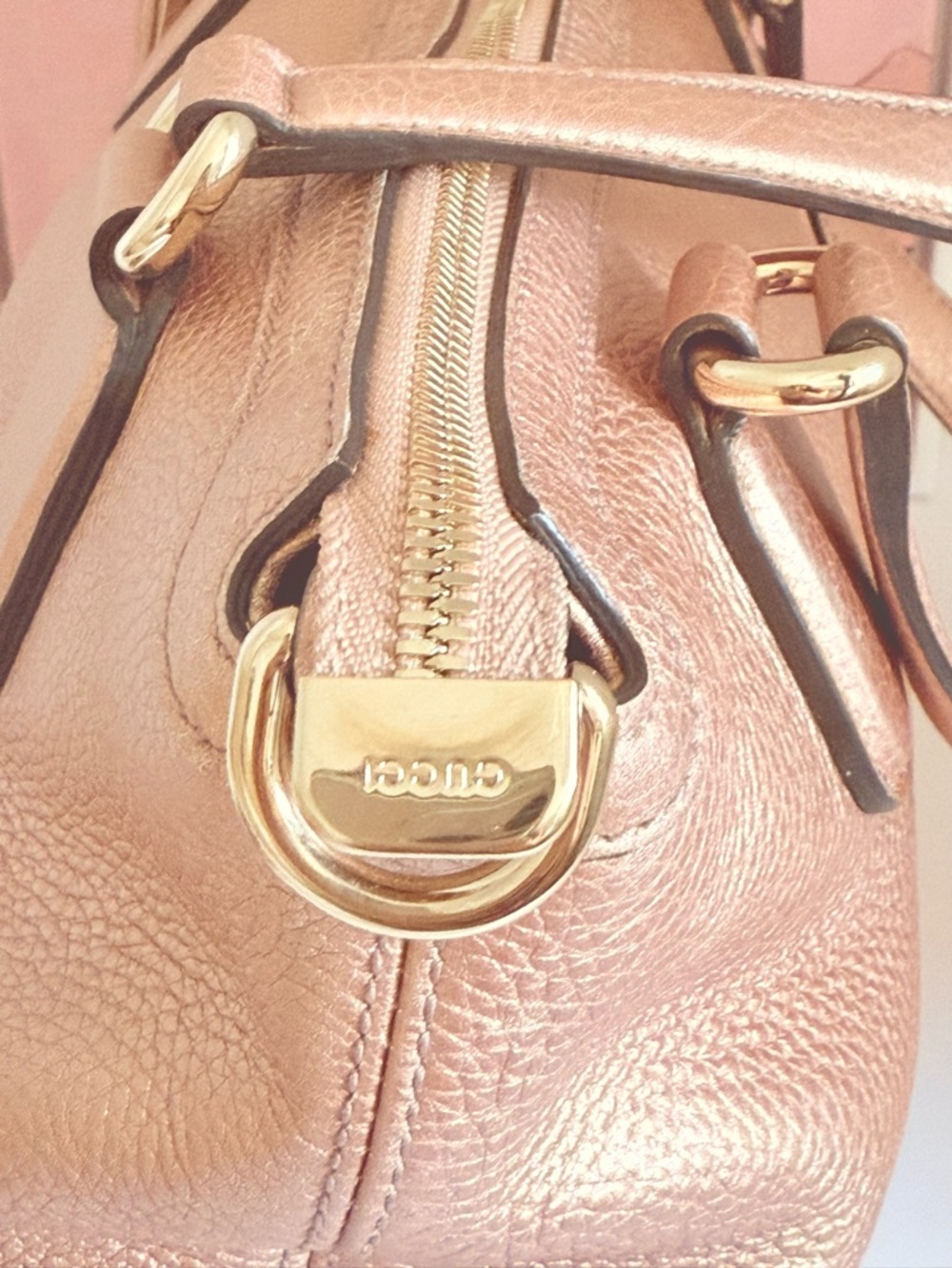 Gucci SOHO "JAPAN EXCLUSIVE "GG interlock pink Metallic π - Picture 6 of 16
